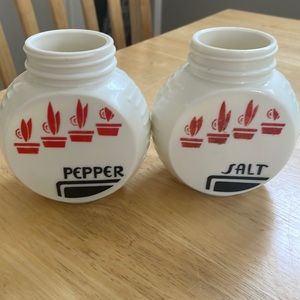 Salt & Pepper.   No lids.